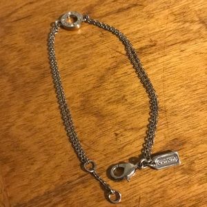 Coach Jewelry - Silver Coach Bracelet with clasp Coach Jewelry - Silver Coach Bracelet with clasp